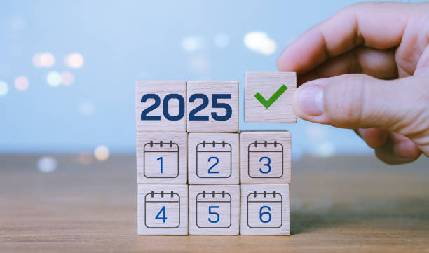 istock Business Planning Agenda  Calendar: Work Schedule Concept,  Businesses annotate the virtual calendar, workflow plan, and  Organize important dates and schedules.  Work time management 2202847873
