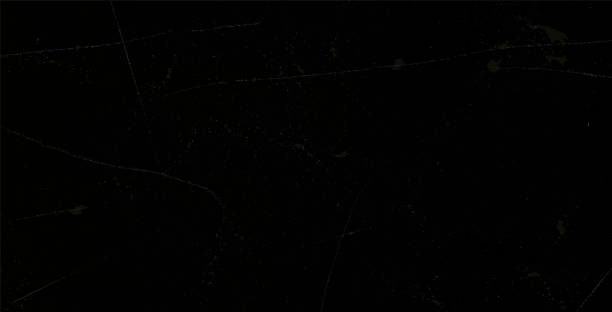 istock Crumpled black paper texture. Abstract dark background with wrinkled cardboard texture. Abstract vector surface dust and rough dirty wall background concept. Effect of worn, torn, weathered paper 2202850059