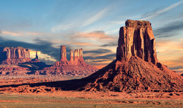 istock Monument valley at sunrise in Arizona 2202851421
