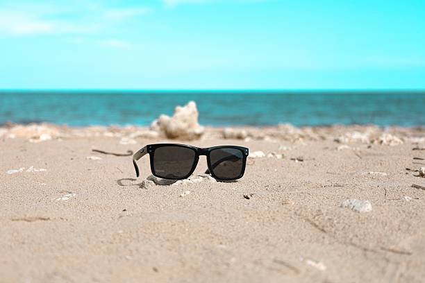 sunglasses on the beach