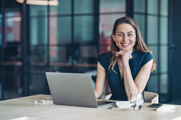 istock Female entrepreneur working in the office 2202869377