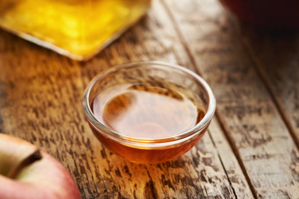 istock Apple cider vinegar in a glass bowl 2202872886