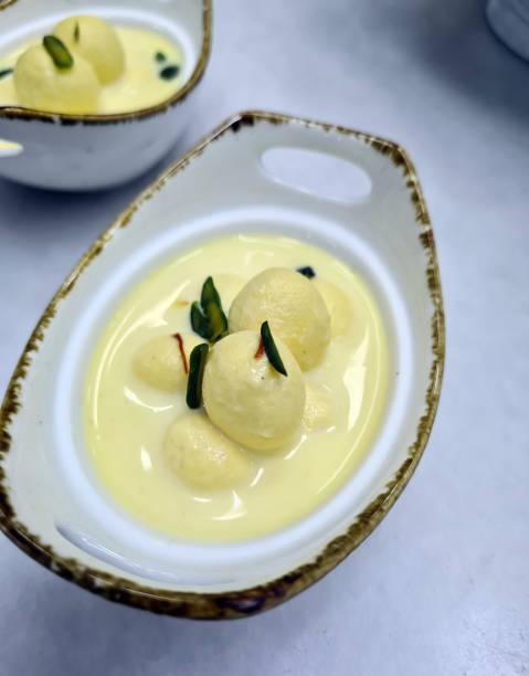 istock Bakery offerings showcase creamy desserts elegantly served in small bowls, featuring delicate taste and appealing garnishes 2202880266