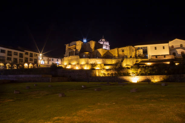 istock Qorikancha temple illuminating cusco's night sky in peru 2202892553
