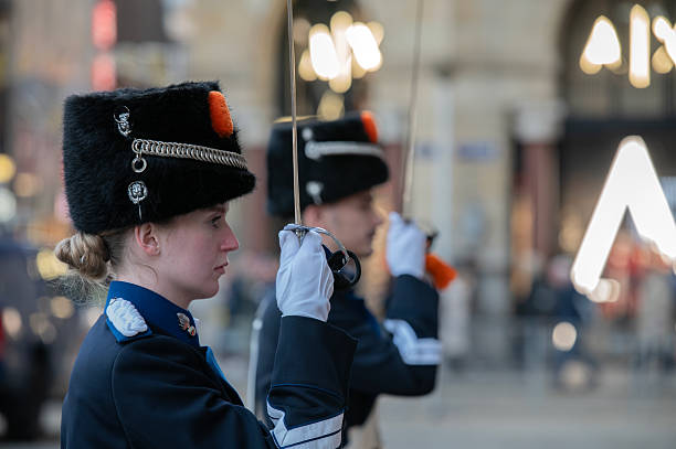 KMAR Guards At The Kings Reception At Amsterdam The Netherlands 13-1-2025