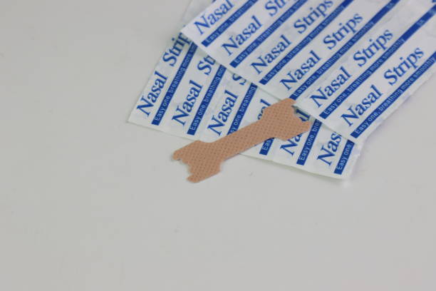 Macro of band-aid
