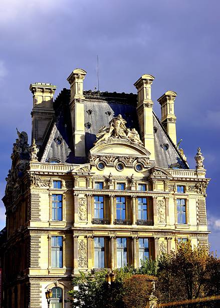 Paris, beautiful facades in the 7e arrondissement, rue Saint-Dominique