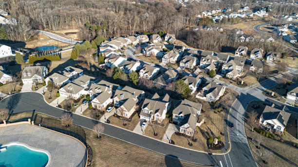 istock Neighborhood aerial 2202904463