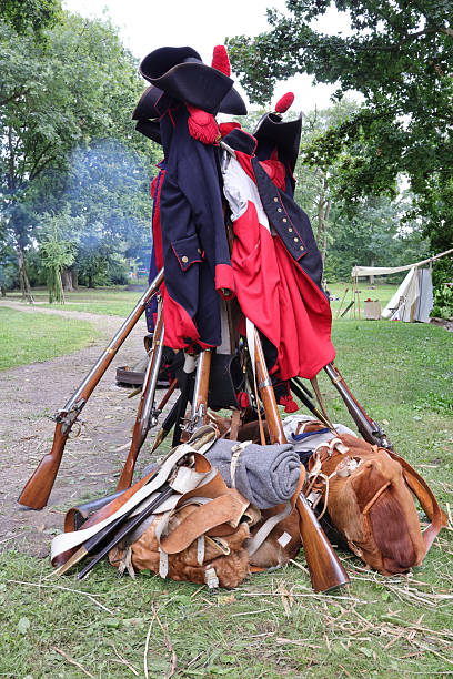 Re-enactor portraying an American Civil War Union Soldier. All details are historically accurate.