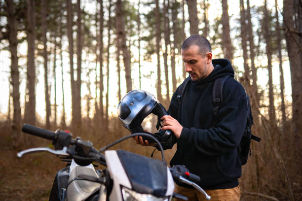 istock Enjoying my motorbike 2202913274