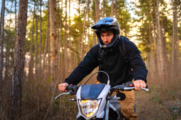 istock Riding my bike on a dirt road 2202913437
