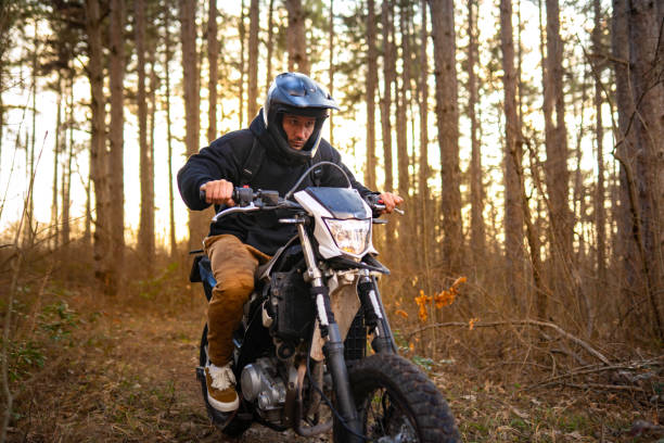 istock Dirt road and my motorbike 2202913493