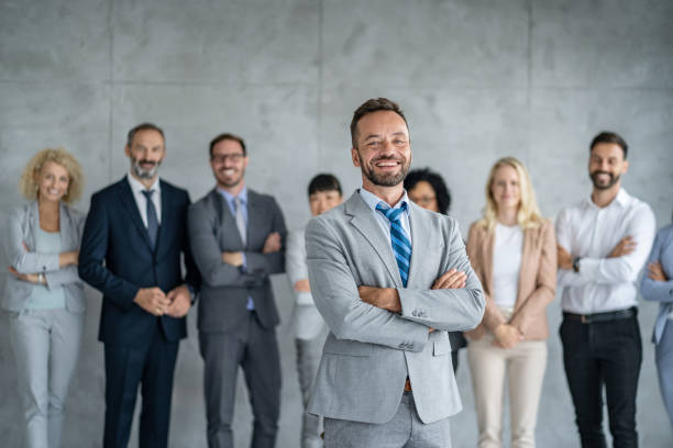 istock Corporate Team Bonding with a Joyful Businessman 2202920522