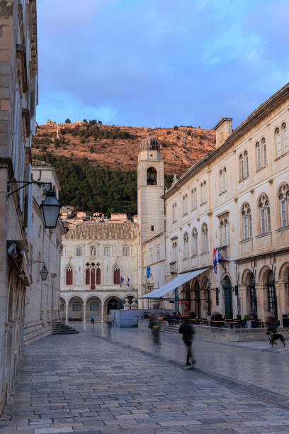 istock Dubrovnik Street at dusk 2202924187