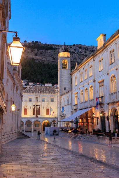 istock Dubrovnik Street at dusk 2202924229