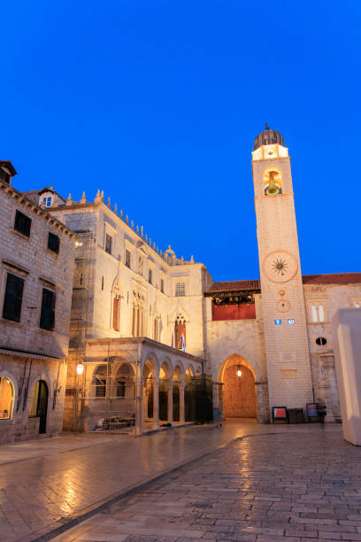 istock Dubrovnik Street at dusk 2202924238