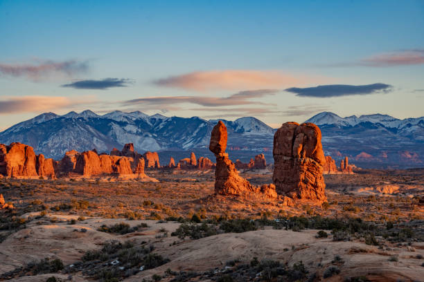 istock Balance Rock in arches national park 2202948335