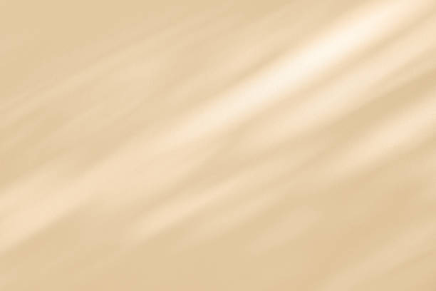 istock Studio style background wall decoration presentation uses white and beige tones. with shadows cast from a nearby window, concept creating a decorative 2202957334