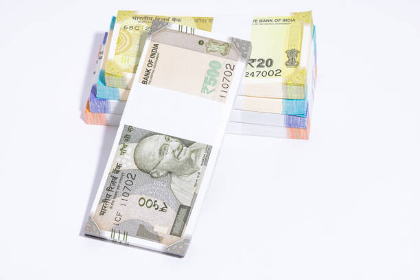 istock Indian currency notes stock photo 2202966875