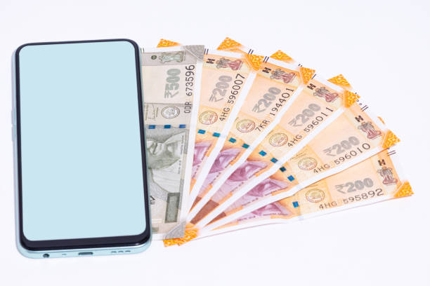 istock Indian currency notes stock photo 2202972234