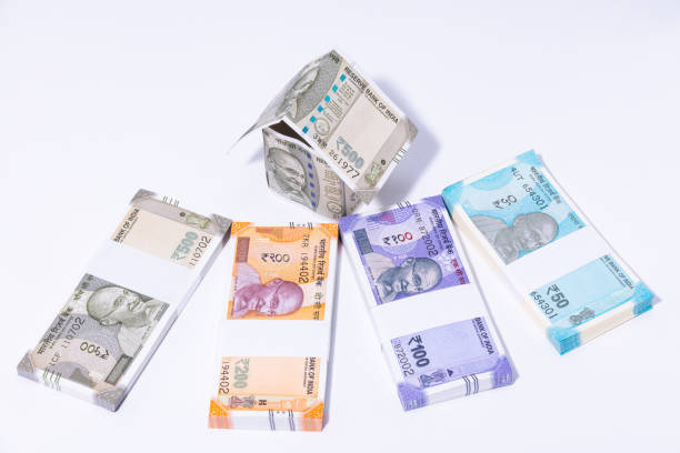 istock Indian currency notes stock photo 2202975299