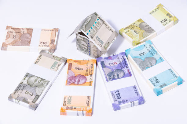 istock Indian currency notes stock photo 2202975328
