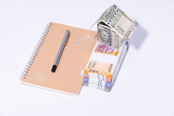 istock Indian currency notes stock photo 2202977563