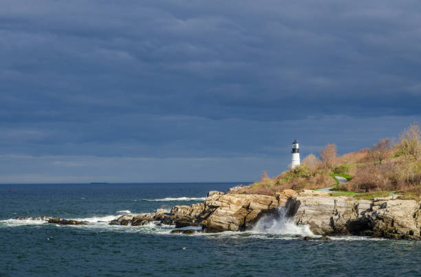 Beautiful Day at Portland Head Light, Cape Elizabeth, Maine