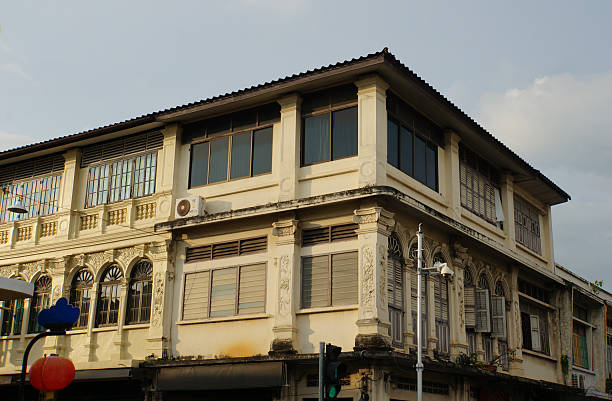 istock Colonial-Style Building with Ornate Details 2202983037