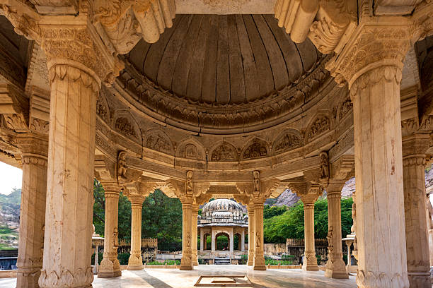 istock India. Rajasthan. Jaipur. Gatore Ki Chhatriyan 2202991098