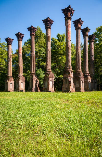 istock The Corinthian columns of the Windsor Ruins 2203000707
