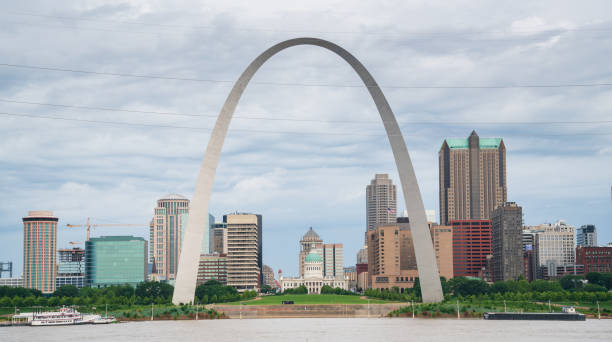 istock Gateway Arch National Park And the St. Louis Skyline 2203005222