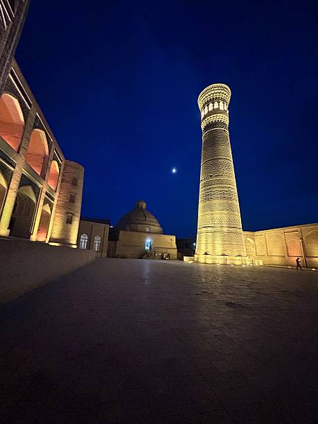 istock Illuminated Kalyan Minaret at Night 2203012465