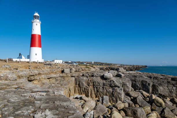 istock Rocky coastline at Portland Bill Lighthouse 2203013094