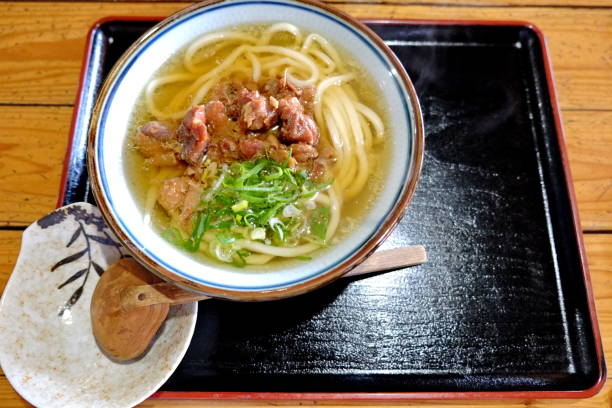 istock Traditional Japanese Udon with Tender Braised Meat 2203032050