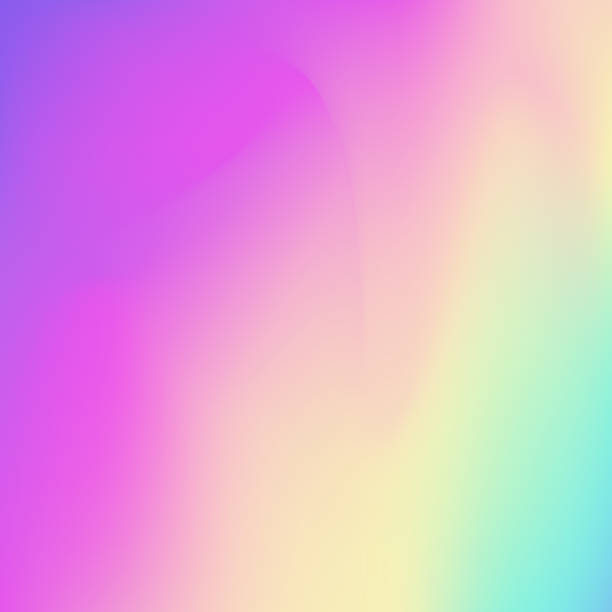 istock Iridescent Texture. Holographic Gradient. Pop Glitch. Vintage Card. Neon Futuristic Template. Blue Blur Gradient. Liquid Cover. Abstract Background. Violet Iridescent Texture 2203053998
