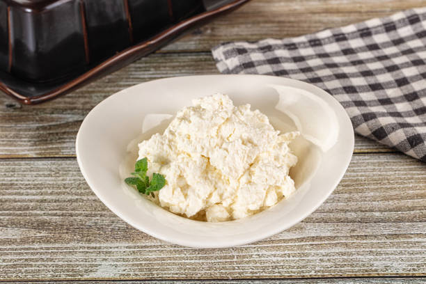 istock Ricotta cottage chese for breakfast 2203055799
