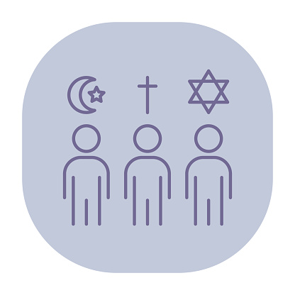 Diverse Representation Of Religious Symbols And Figures Stock ...