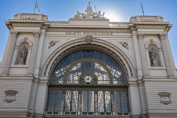 istock Majestic Railway Station Facade, Budapest - Hungary 2203063126