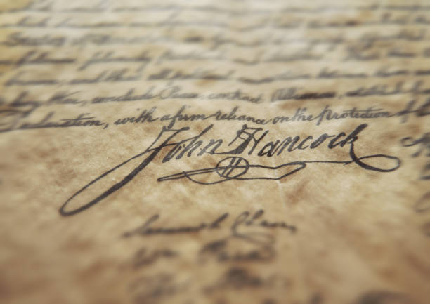 istock John Hancock signature on the US Constitution 2203070962