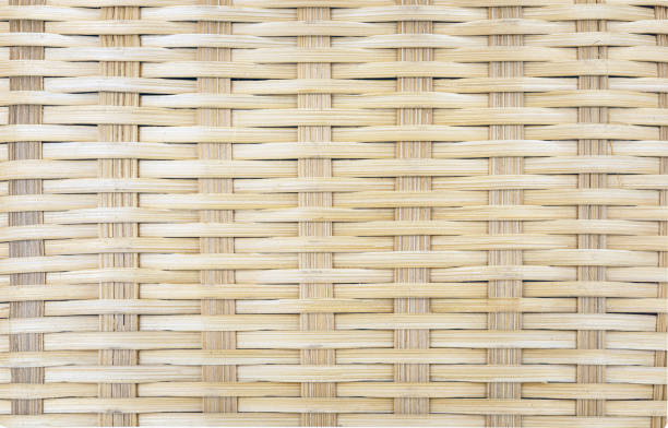 istock Close-up of a bamboo basket surface used as a background. 2203075121