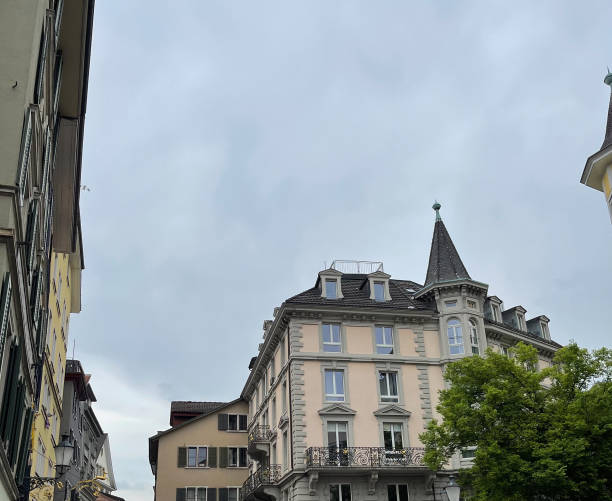 istock Beautiful architecture in Zurich, Switzerland 2203076643