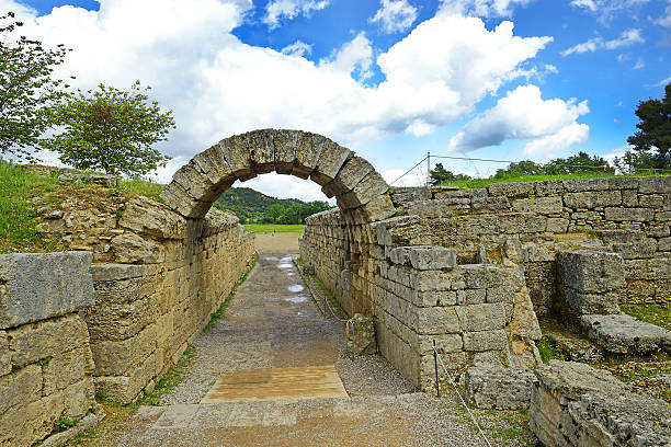 istock Ruins in Ancient Olympia, Greece 2203078202