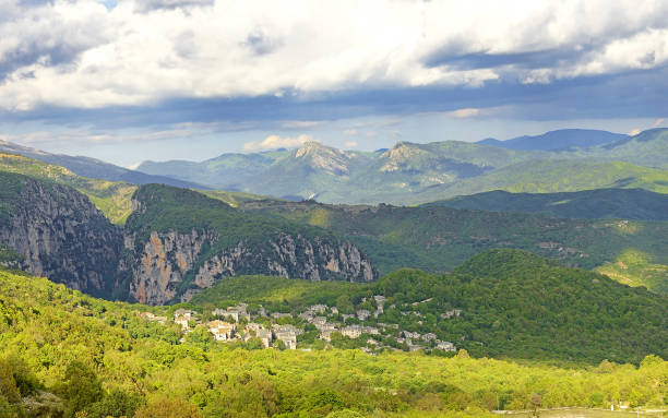 istock A typical village in Zagoria, Epirus region, Greece. 2203078331
