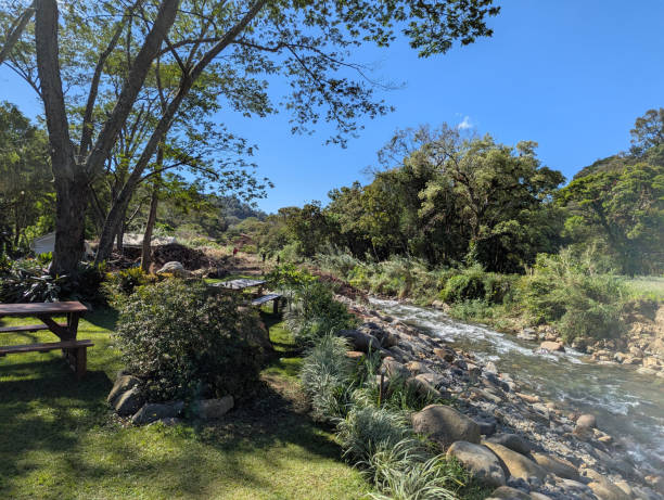 The Caldera River in Boquete, Chiriqui, Panama in 2025