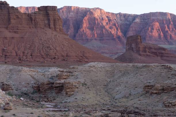 istock Stunning view of the red rock formations at Vermilion Cliffs National Monument 2203081507