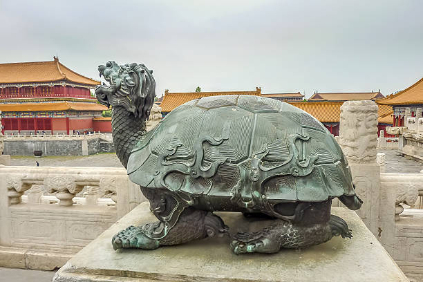 istock Turtle statue in forbidden city , Beijing, China. 2203083219