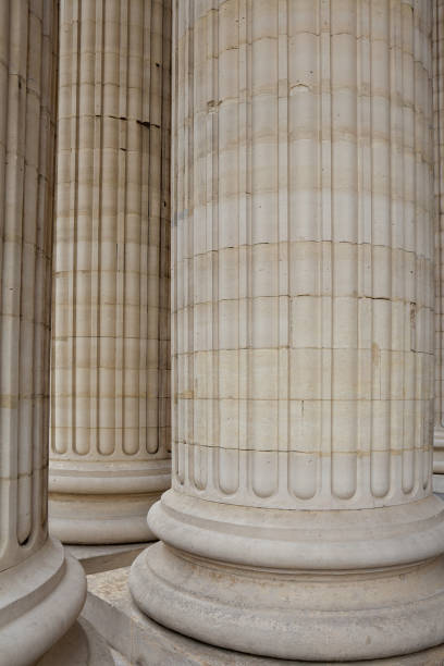 istock Classical antic columns of the pantheon in Paris 2203085285
