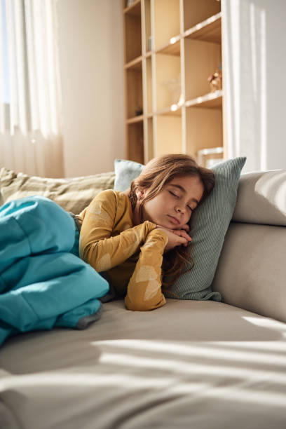 istock Beautiful girl sleeping 2203099315