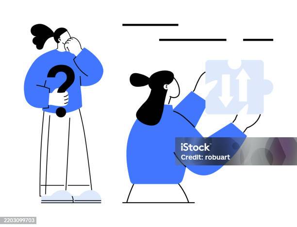 Problem Depiction Solving Problems With Innovative Thinking Depiction Of Questioning And ...